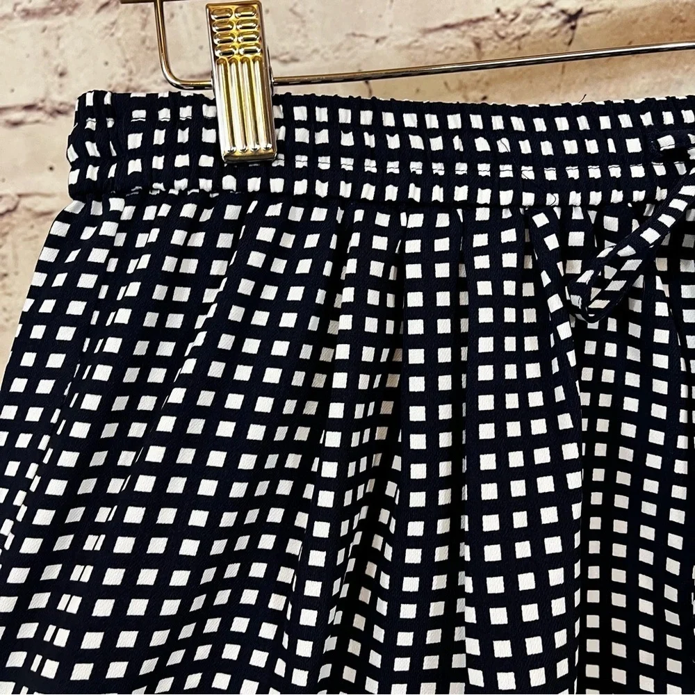 J.Crew Navy Check Pull On Shorts
